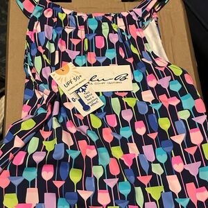 LuLaRoe Multicolor Geometric Tank size 4